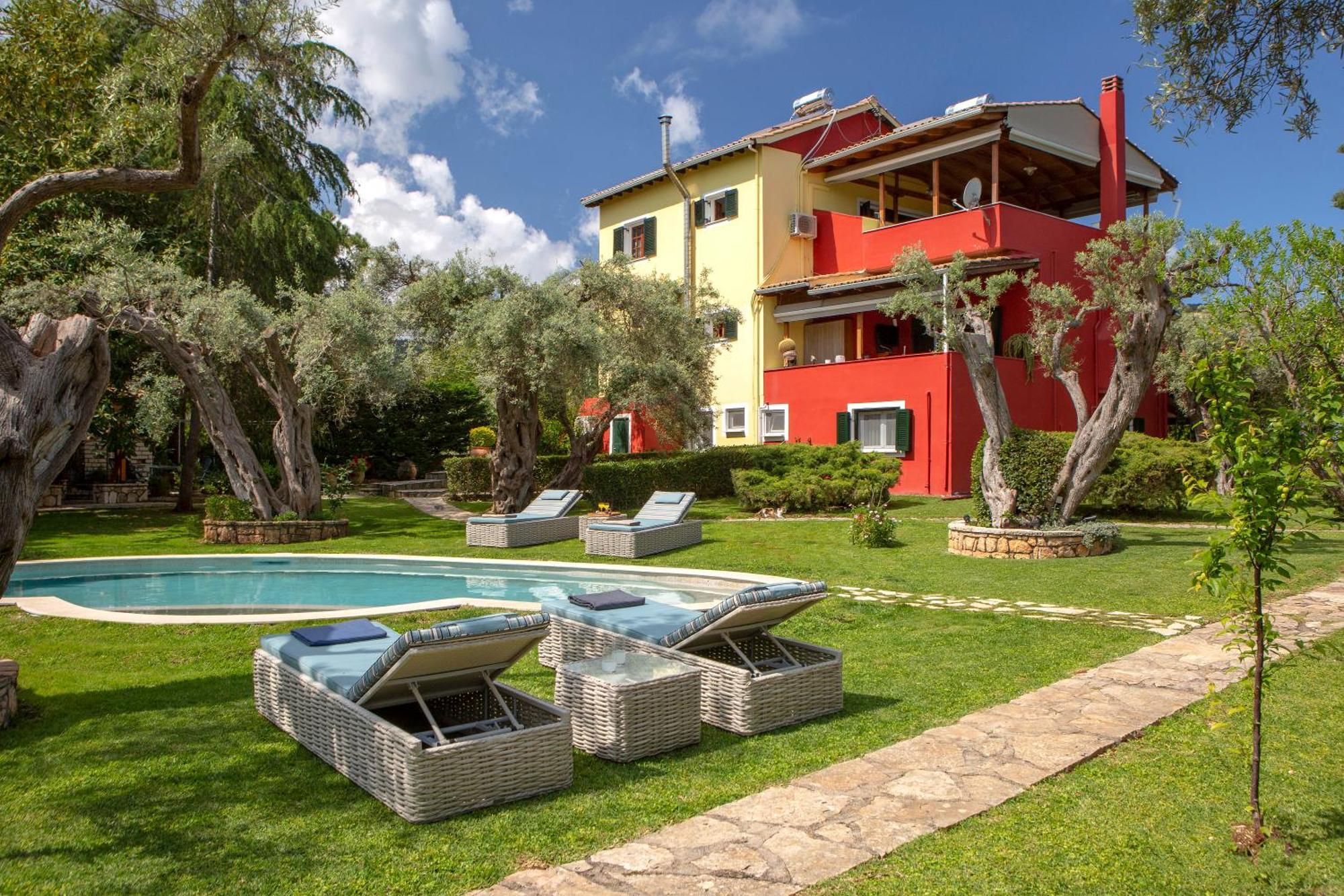 Poly'S Villa Lefkada Apolpaina Екстер'єр фото