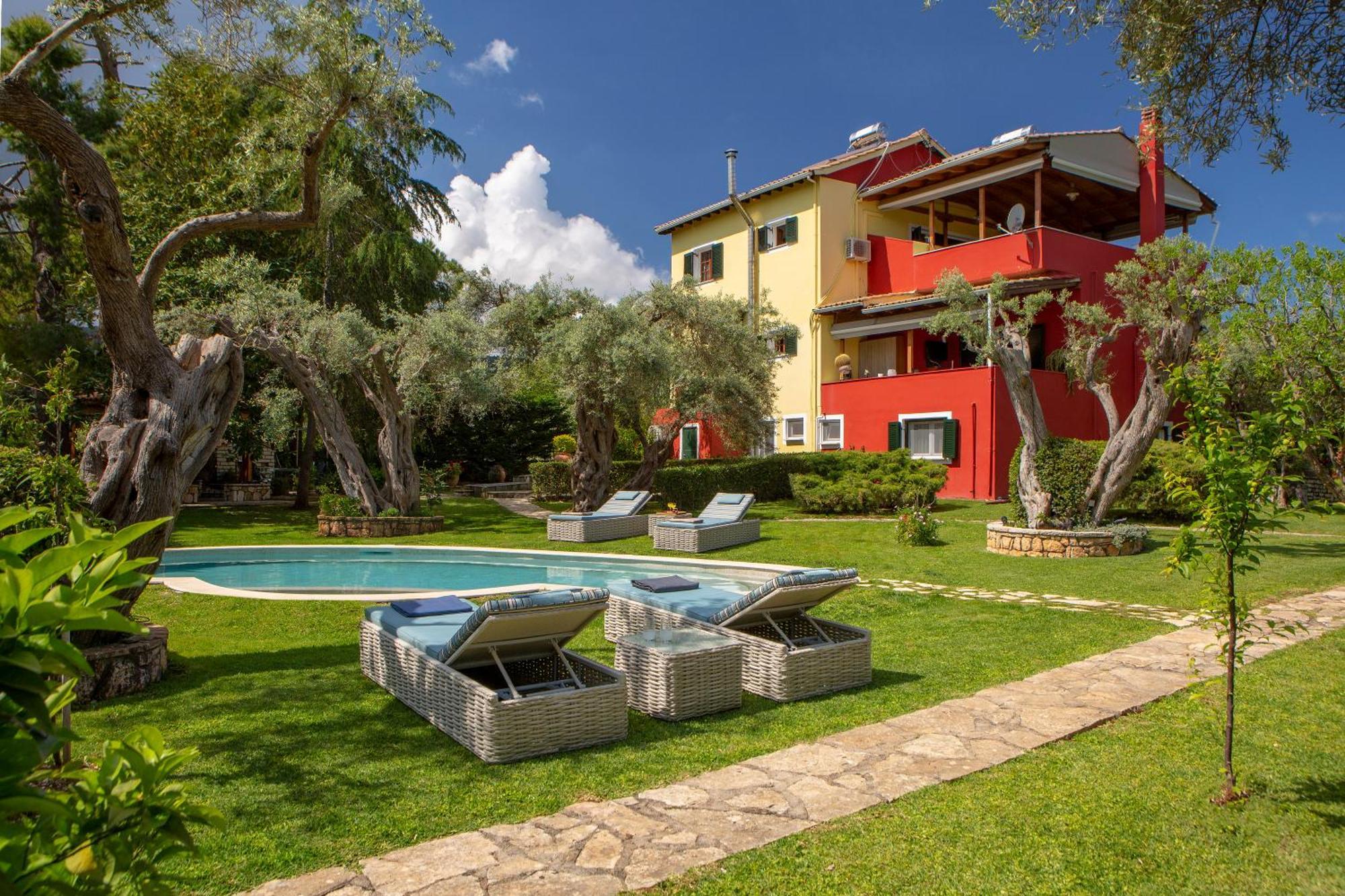 Poly'S Villa Lefkada Apolpaina Екстер'єр фото